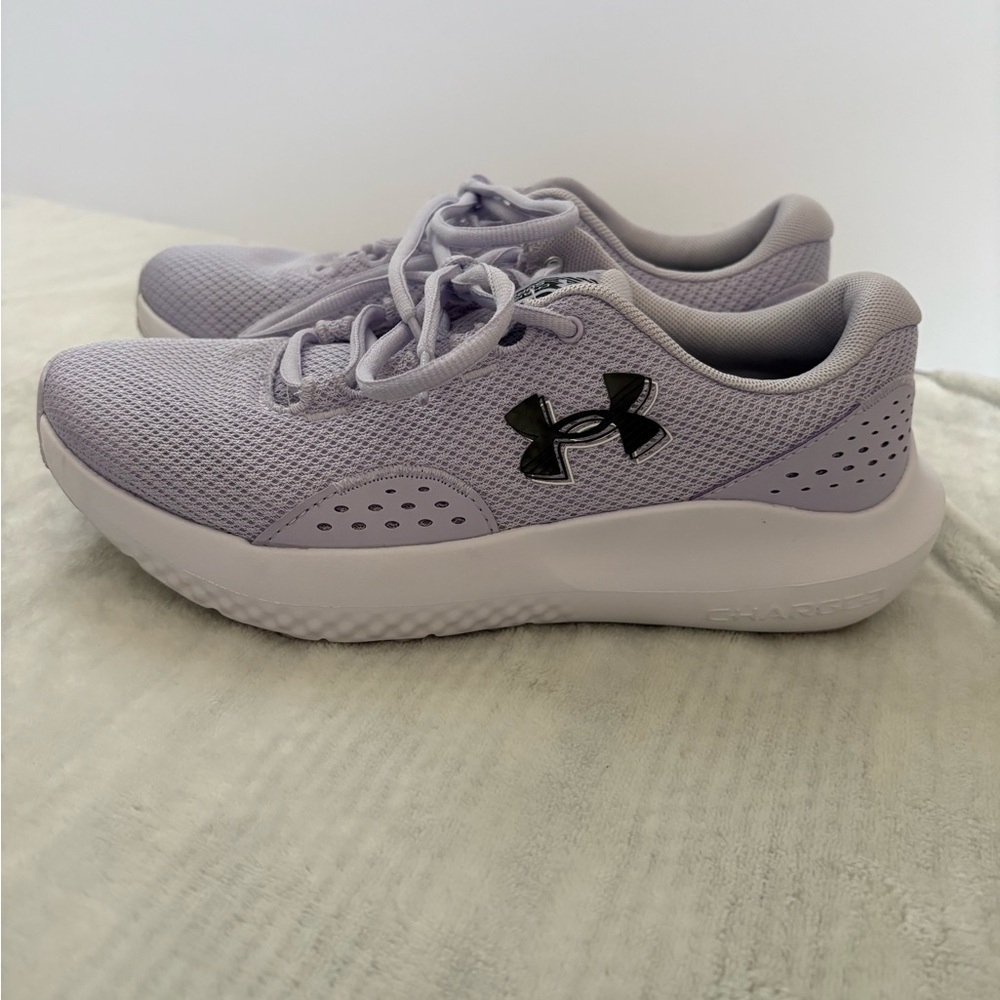 Under Armour Women’s Charged Surge 4 Running Shoes Salt Purple 7.5